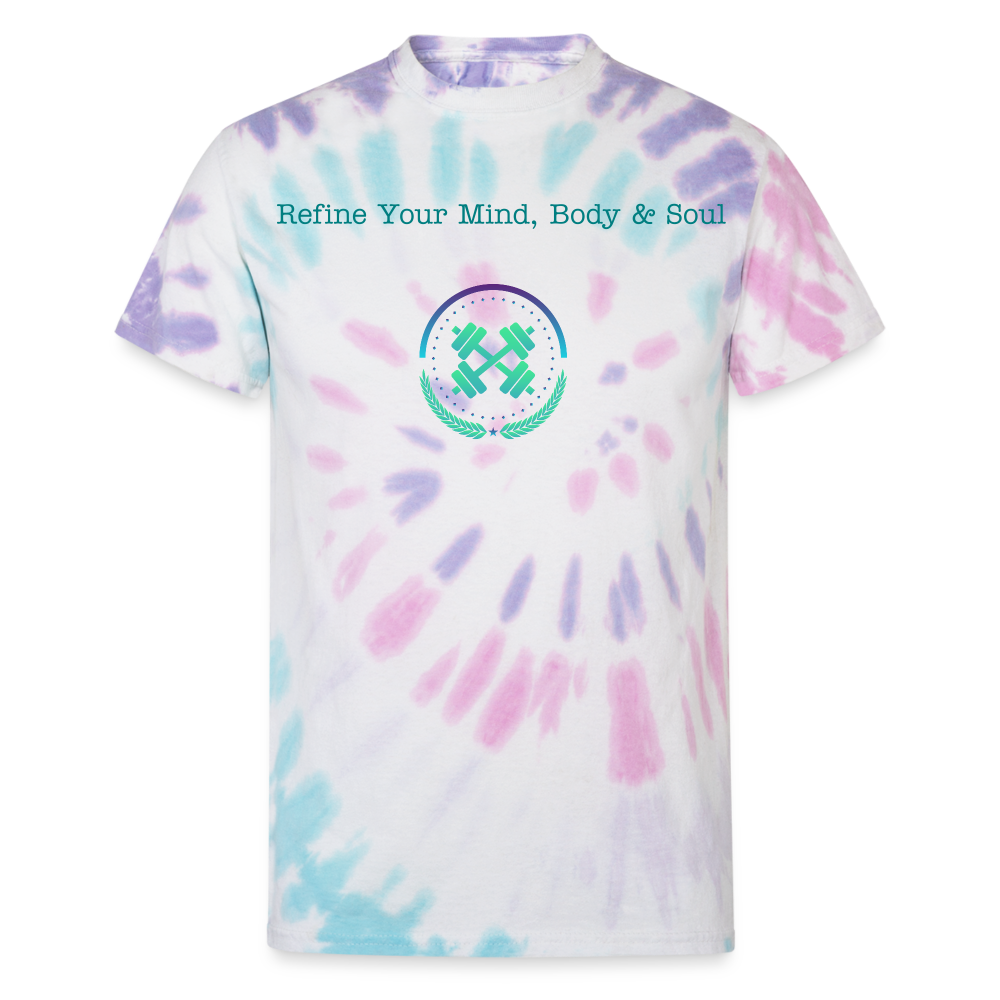 Unisex Tie Dye T-Shirt - Pastel Spiral