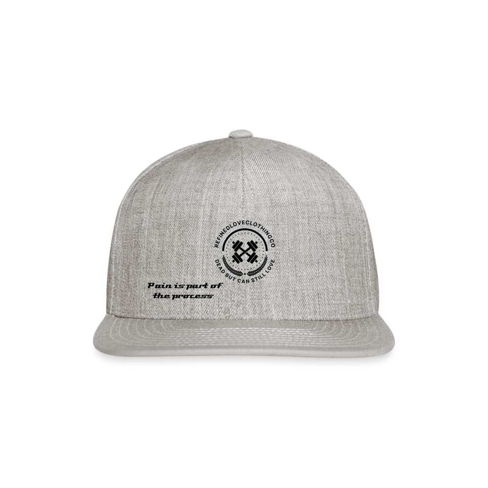 Snapback Baseball Cap - heather gray