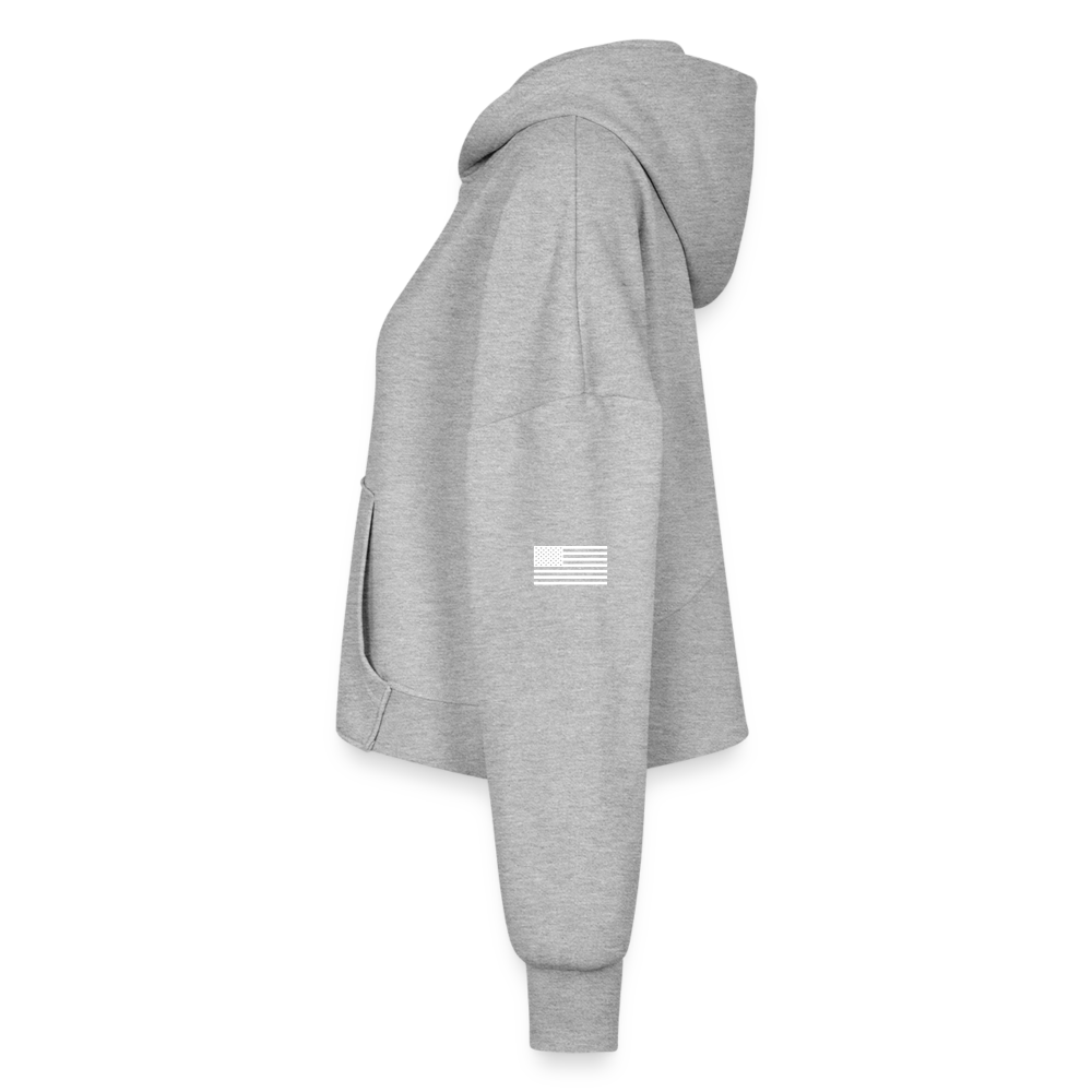 Bella + Canvas Unisex Full Zip Hoodie (Boston) - heather gray