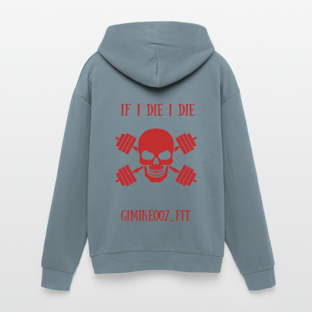 Oversized Hoodie(Gimike007_fit) - stone blue