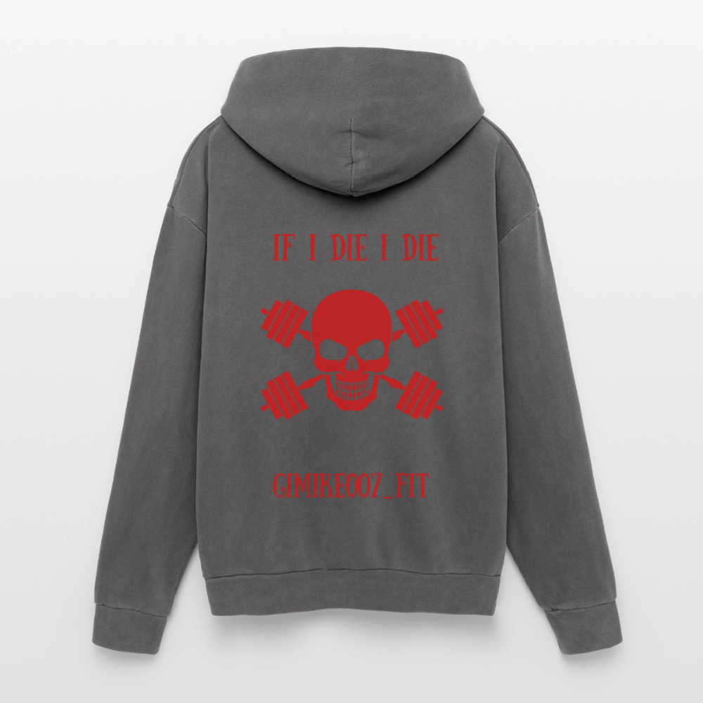 Oversized Hoodie(Gimike007_fit) - graphite gray